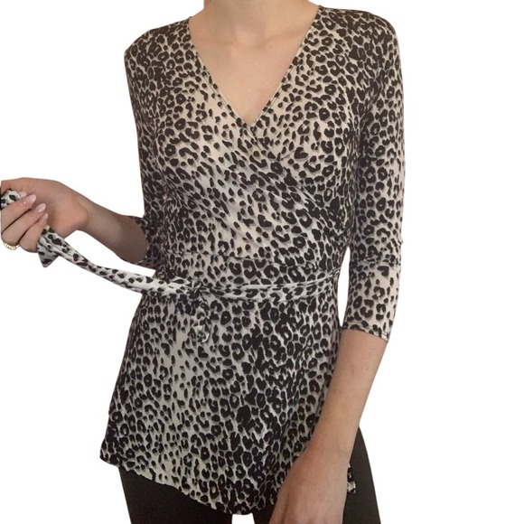 Star Vixen Tops - Cheetah tie top Star Vixen M
